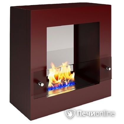 Биокамин ЭкоЛайф Cube Glass black burgundy Арома, c250 в Чернушке